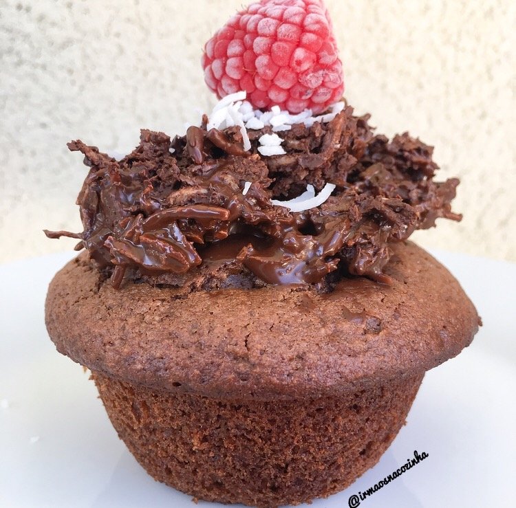 Muffin de chocolate sem gluten e sem lactose Irmãos na Cozinha